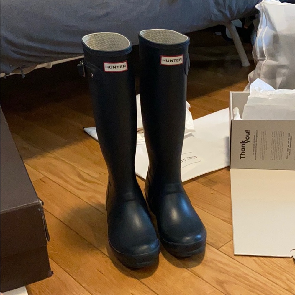 Hunter Women's Original Tall Rain Boots: Navy